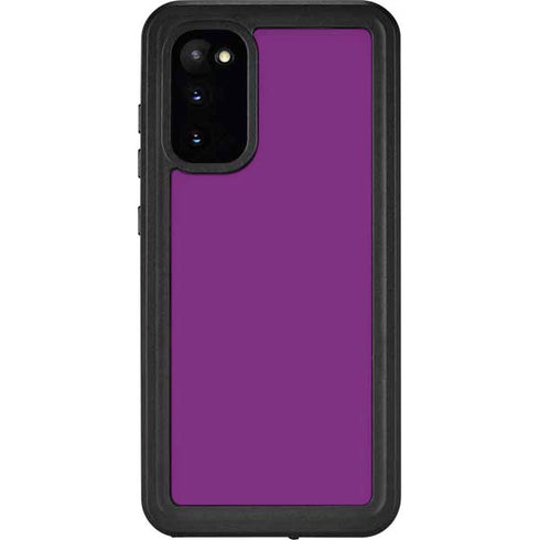 Purple Solid Galaxy S20 Waterproof Case