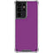 Purple Solid Galaxy S21 Ultra 5G Clear Case