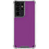 Purple Solid Galaxy S21 Ultra 5G Clear Case