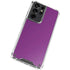 Purple Solid Galaxy S21 Ultra 5G Clear Case