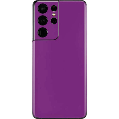 Purple Solid Galaxy S21 Ultra 5G Skin