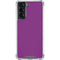 Purple Solid Galaxy S22 Clear Case