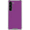 Purple Solid Galaxy S23 Clear Case