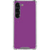 Purple Solid Galaxy S23 Clear Case