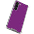 Purple Solid Galaxy S23 Clear Case