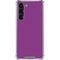 Purple Solid Galaxy S23 Plus Clear Case