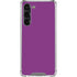 Purple Solid Galaxy S23 Plus Clear Case