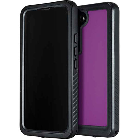 Purple Solid Galaxy S23 Waterproof Case