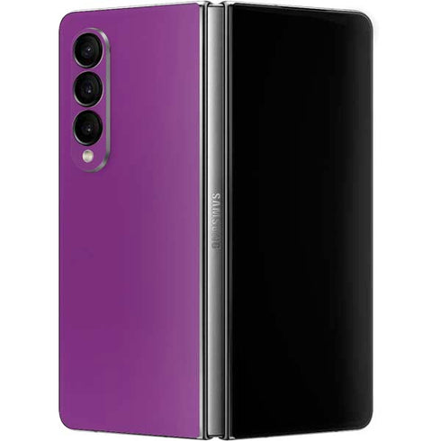 Purple Solid Galaxy Z Fold4 5G Skin
