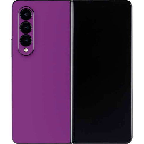 Purple Solid Galaxy Z Fold4 5G Skin