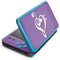 Purple Glitter Musical Heart Nintendo 2DS XL (2017) Skin