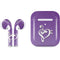 Purple Glitter Musical Heart Apple AirPods 2 Skin