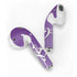Purple Glitter Musical Heart Apple AirPods 2 Skin