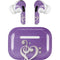 Purple Glitter Musical Heart Apple AirPods Pro Skin