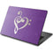 Purple Glitter Musical Heart Dell Chromebook Skin