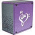 Purple Glitter Musical Heart Cooler Master MasterBox Q300L Mini Tower Skin