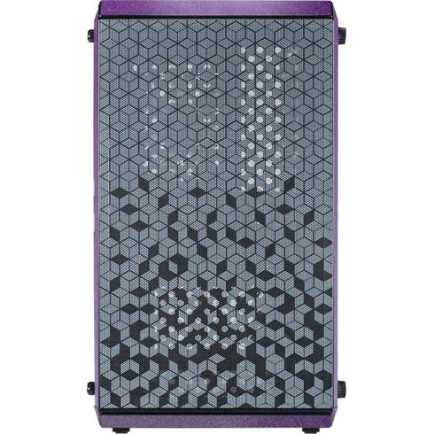 Purple Glitter Musical Heart Cooler Master MasterBox Q300L Mini Tower Skin
