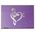Purple Glitter Musical Heart HP Envy Skin