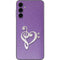 Purple Glitter Musical Heart Galaxy A14 5G Skin