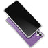 Purple Glitter Musical Heart Galaxy A15 5G Clear Case