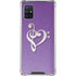 Purple Glitter Musical Heart Galaxy A51 5G Clear Case