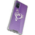 Purple Glitter Musical Heart Galaxy A51 5G Clear Case