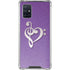 Purple Glitter Musical Heart Galaxy A71 5G Clear Case