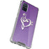 Purple Glitter Musical Heart Galaxy A71 5G Clear Case
