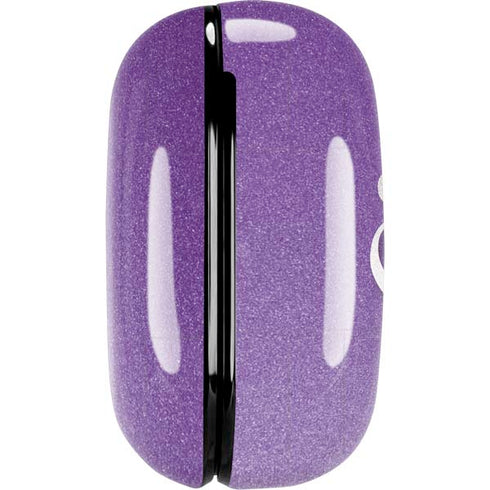 Purple Glitter Musical Heart Galaxy Buds Pro Skin