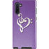 Purple Glitter Musical Heart Galaxy Note 10 Pro Case