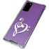 Purple Glitter Musical Heart Galaxy Note20 5G Clear Case