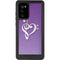 Purple Glitter Musical Heart Galaxy Note20 5G Waterproof Case