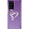 Purple Glitter Musical Heart Galaxy Note20 Ultra 5G Lite Case