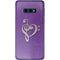 Purple Glitter Musical Heart Galaxy S10e Skin