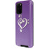 Purple Glitter Musical Heart Galaxy S20 Plus Pro Case