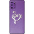 Purple Glitter Musical Heart Galaxy S20 Plus Skin