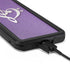 Purple Glitter Musical Heart Galaxy S20 Plus Waterproof Case