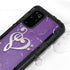 Purple Glitter Musical Heart Galaxy S20 Plus Waterproof Case
