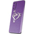 Purple Glitter Musical Heart Galaxy S20 Skin