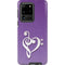Purple Glitter Musical Heart Galaxy S20 Ultra 5G Pro Case