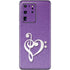 Purple Glitter Musical Heart Galaxy S20 Ultra 5G Skin
