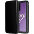 Purple Glitter Musical Heart Galaxy S20 Waterproof Case