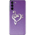 Purple Glitter Musical Heart Galaxy S21 5G Skin