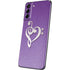 Purple Glitter Musical Heart Galaxy S21 Plus 5G Skin