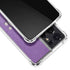 Purple Glitter Musical Heart Galaxy S21 Ultra 5G Clear Case