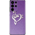 Purple Glitter Musical Heart Galaxy S21 Ultra 5G Skin