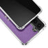 Purple Glitter Musical Heart Galaxy S22 Plus Clear Case