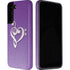 Purple Glitter Musical Heart Galaxy S22 Pro Case