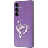 Purple Glitter Musical Heart Galaxy S23 FE Skin