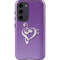 Purple Glitter Musical Heart Galaxy S23 Plus Pro Case